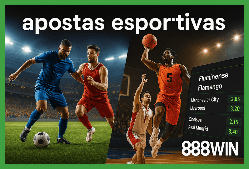 Apostas esportivas no cassino online 888WIN